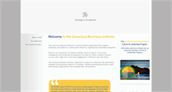 Desktop Screenshot of consciousbusinessinstitute.com